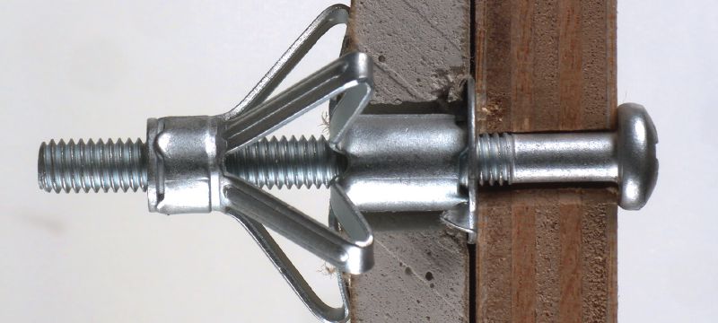 HHD-S cavity anchors Economical cavity anchor for light-duty fastenings in hollow brick and plasterboard Applications 1