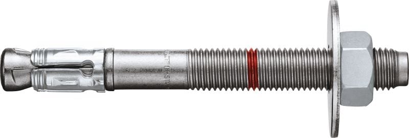 HST4 BW wedge anchor Our highest performing metal wedge expansion anchor for bearing high static and seismic loads in cracked concrete (carbon steel, big washer)