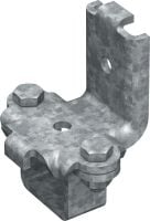 MT-S-L 40 OC Seismic angle bracket Angle bracket for assembling braced MT-40 strut channel structures in seismic zones, for outdoor use with low pollution