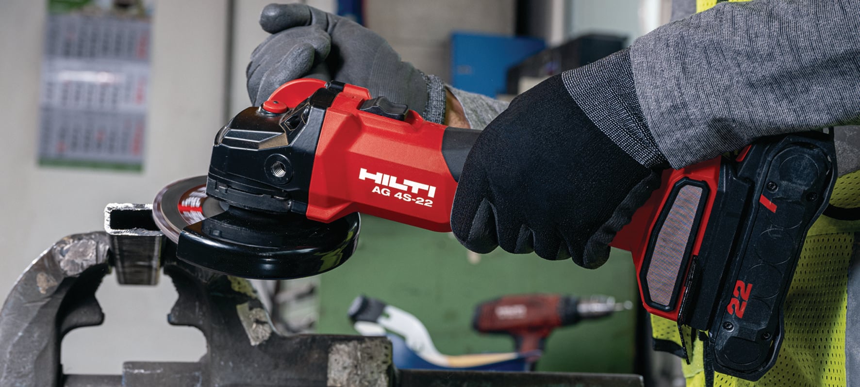 Nuron AG 4S 22 Cordless angle grinder 125 mm Grinders and sanders Hilti South Africa