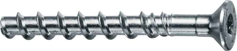 HUS4-C screw anchor High-performing countersunk head screw anchor for fastening to concrete and masonry (carbon steel)