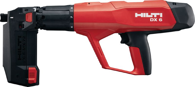 DX 6 MX powder-actuated nailer with magazine Fully automatic powder-actuated nailer with magazine for fastening collated nails