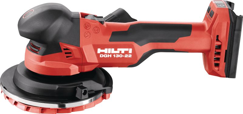 DGH 130-22 cordless concrete grinder Cordless concrete grinder with brushless motor for grinding concrete joints and finishing surfaces (Nuron battery platform)