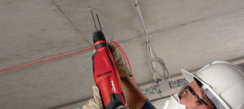TE 1 Rotary hammer Compact and light-weight single-mode, pistol-grip SDS Plus (TE-C) rotary hammer – for drilling in concrete Applications 1