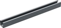 MT-40 U C-Channel profile medium-duty unslotted C-Channel profile for use with MT-FL/MT-TL components in indoor environments