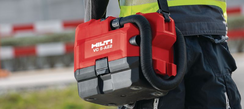 VC 5 A22 cordless construction vacuum Construction vacuums and dust extractors Hilti South Africa