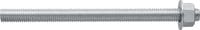 HIT-C 8.8 Anchor rod Economical anchor rod for injectable hybrid/epoxy anchors (8.8 carbon steel)
