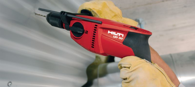 UD 16 Drill driver Corded two-speed, high-torque drill driver for wood applications Applications 1