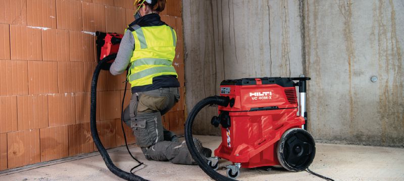 HILTI VC 40 VACUME HOOVER DUST SUPPRESSION 110 V WALL CHASER DIAMOND DRILLING 